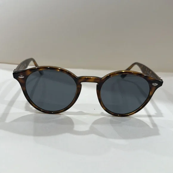 Ray-Ban tortoise brown Brown and Blue lenses Sunglasses ? made in Italy Ray Ban Italy RB4055 Sleek Tortoise Shade G15 UV  main image 4